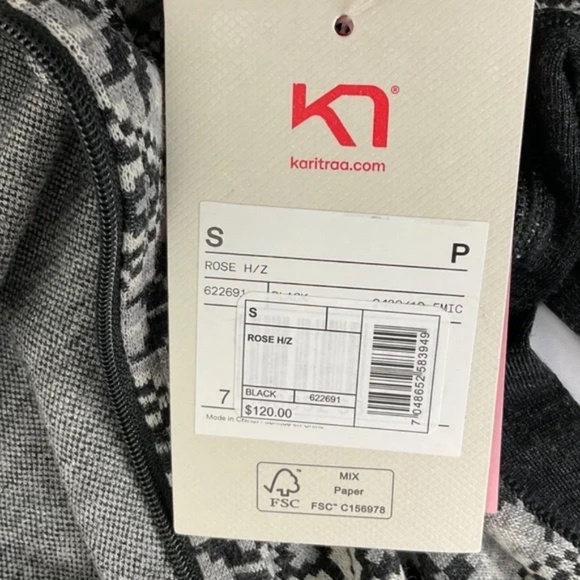 Kari Traa Rose Merino Wool Baselayer Pants NWT - Picture 4 of 9